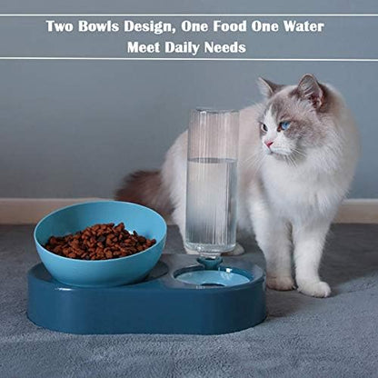 JiangYanus Dog Bowls, 0°-15°Adjustable Tilted Cat Food and Water Bowl Set - Image 4