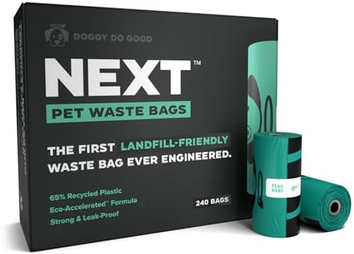 Doggy Do Good - Next Pet Waste Bags for Dogs, Unscented, 240 Count by DoggyDoGood