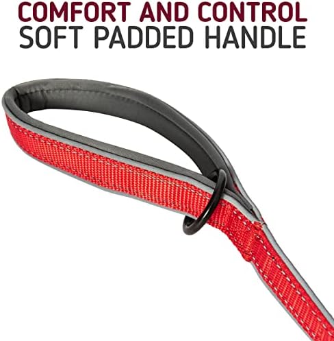 Leashboss 6ft Ultra Comfort Double-Thick Soft Padded Handle Reflective Leash for Large, Medium, and Small Dogs/Puppies | Heavy Duty Nylon - Image 5