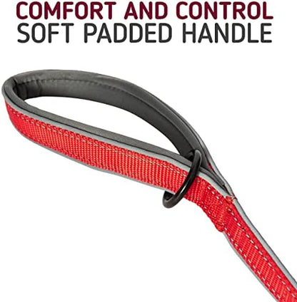 Leashboss 6ft Ultra Comfort Double-Thick Soft Padded Handle Reflective Leash for Large, Medium, and Small Dogs/Puppies | Heavy Duty Nylon - Image 5