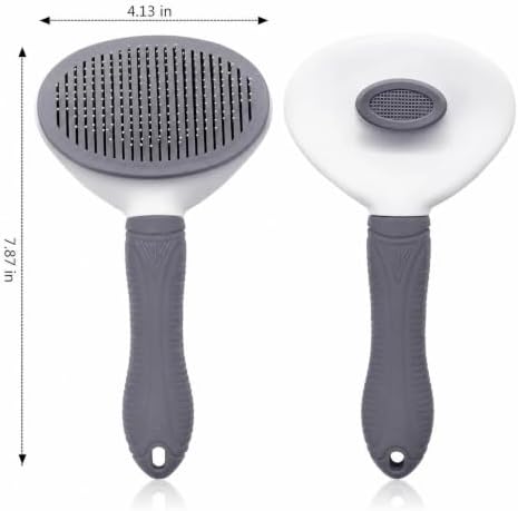 Aogeili Self‑Clean Slicker Brush for Dogs, Cats & Rabbits, 7.87 x 4.13 in - Image 7