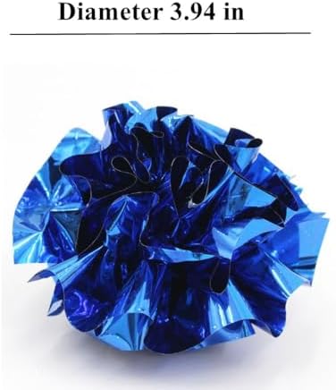 ISMARTEN 10 Packs Crinkle Balls Cat Toys for Indoor Cats, Lightweight Shiny Crinkle Paper Ball for Kitten (Random Color) (3.94 in) - Image 2