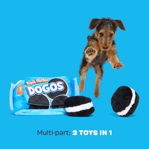 BarkBox Dogo Dunkers Plush Dog Toy - for Extra Small to Medium Dogs - Image 4
