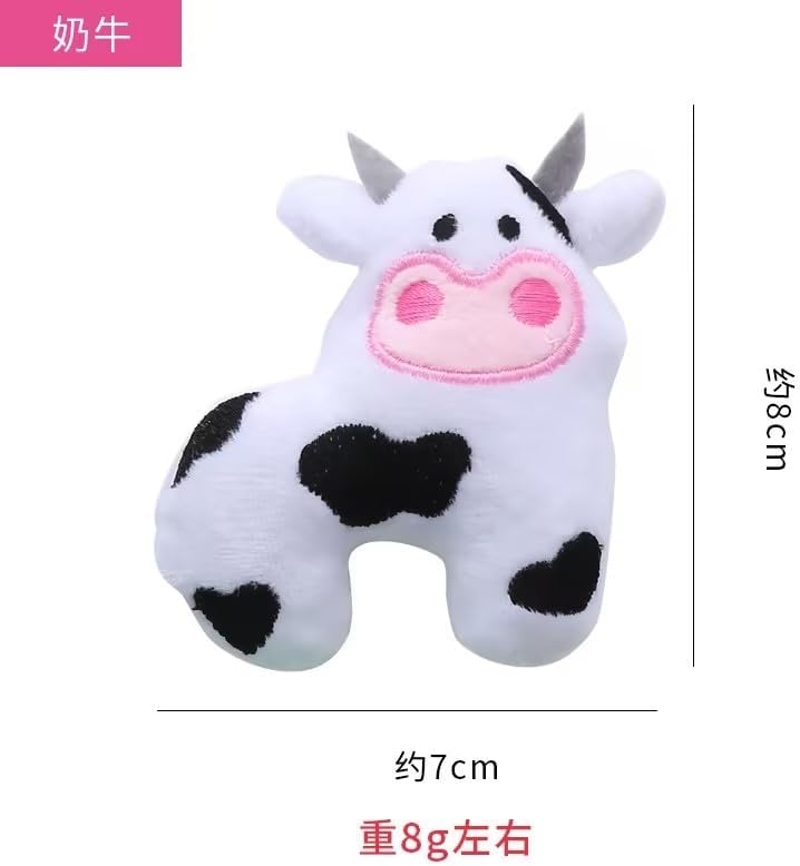 Catnip Toy, Cat Plush Chew Toy, Teeth Grinding Catnip Toy Cow Pet Supplies - Image 2