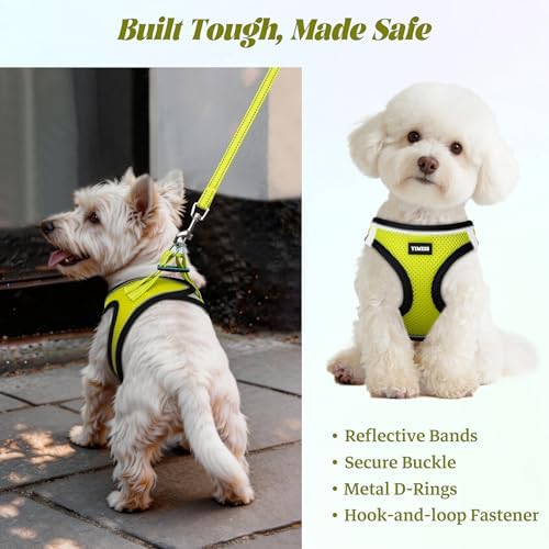 No Pull Dog Puppy Harness and Leash Set Reflective Mesh Vest Small - Image 5