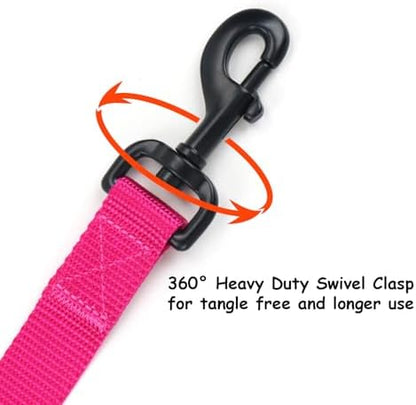 Wagtime Club Heavy Duty Double Handle Dog Leash for Large Medium Small Dogs - Image 3