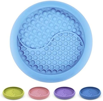 Dog Lick Bowl, Non-Slip Lick Mat Slow Feeder for Dogs & Cats by ZOURYNUA