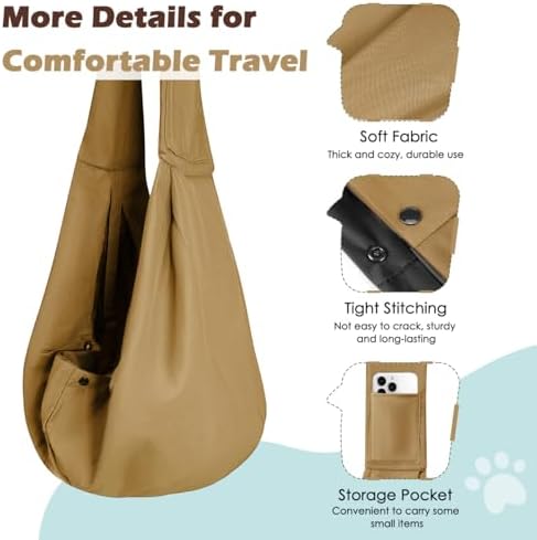 Pawaboo Small Dog Sling Carrier - Image 6