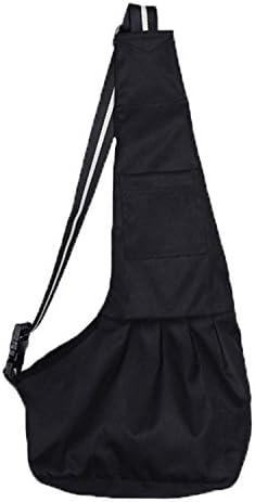 Pet Dog Puppy Cat Carrier Bag Oxford Cloth Sling Dog Doggy Cat Carrier Single Shoulder Bag-Large,Black by MOJUN