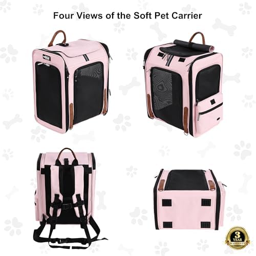 EliteField Deluxe Backpack Pet Carrier for Cats and Dogs (3-Year Warranty) - Image 3