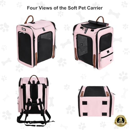 EliteField Deluxe Backpack Pet Carrier for Cats and Dogs (3-Year Warranty) - Image 3