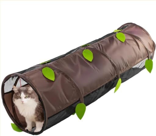 48" Cat Tunnel Mesh Play House by SnarkyPets