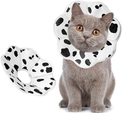 Soft Adjustable Cat Cone Collar, Comfortable Cat Recovery Collar by MAIIU