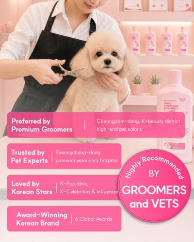 PETHROOM Pink Soothing 3-in-1 Dog & Cat Shampoo for Dry Skin & Itch Relief - Image 4