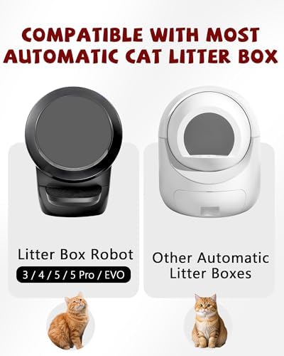 ANWA 25 Count Litter Box Robot 4/5/5 Pro/EVO Waste Bags, White - Image 3