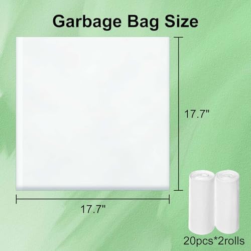Dedicated to Mintakawa Automatic cat litter box Drawer Liners, Small garbage bag, 20 Count per Roll, 2 Rolls, Tear, Use for Cat litter box, Kitchen, bathroom, and Car Trash Can - Image 5