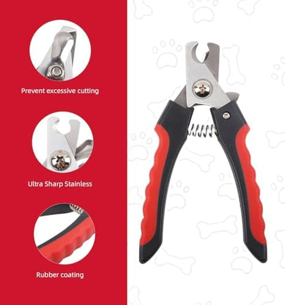 4.72 inch Dog Nail Clippers for Small Dogs with Free Nail File - Image 4