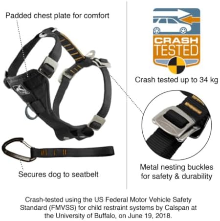 Kurgo Enhanced Strength Tru-Fit Smart Harness, Deep Violet, Medium - Image 2