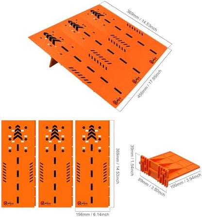 RC Car Ramp Jumping Takeoff Obstacle for 1/12 1/14 1/16 1/18 1/24 Scale Car - Image 2