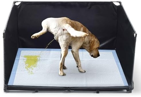 Dog Litter Box Indoor for Medium Dogs,Pee Pad Holder with Waterproof Oxford by OCMML