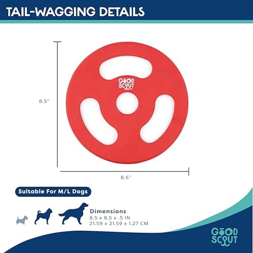 Scout Tugg Frisbee - Dog Toy for Tugging, Chewing & Fetch - Aggressive Chew Toy for Medium & Large Dogs - Image 4
