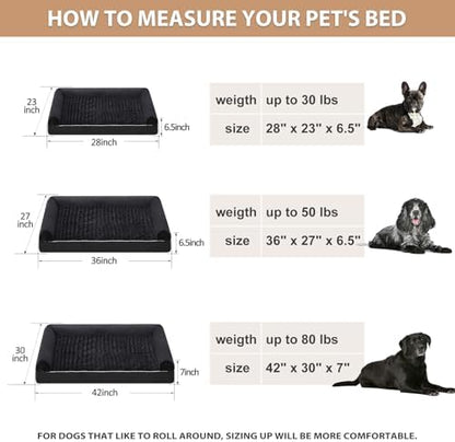 BFPETHOME Orthopedic Washable XLarge Dog Bed for Senior Dog Cozy Sleep - Image 6