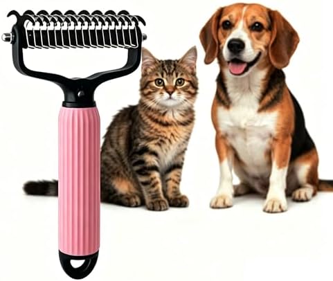 Dog Dematting Tool – Matt Splitters for Dogs, Cats, Rabbits, Long Haired Breed Pets – Effective Pet Dematting, Mat Remover, De-Matting Comb, or Dematter by Unknown