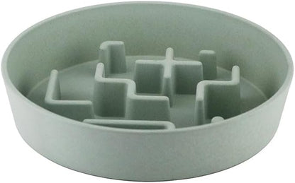 Sustainable Dog Slow Feeder Bowl – 11.8 OZ (350 ML) | Eco-Friendly Material, Dishwasher Safe | Suitable for Dry and Wet Food | Durable and Easy to Clean | Mint Green