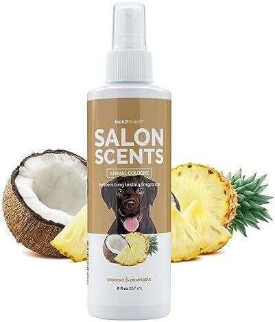 Bark2Basics Salon Scents Dog Cologne Perfume Spray, Coconut Pineapple, 8 oz by Bark2Basics%7CGroomersChoice