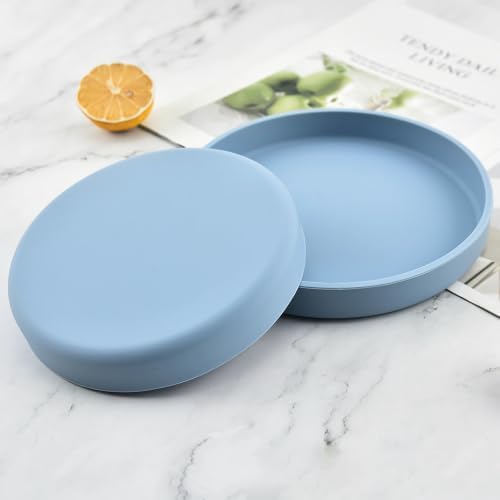 2Packs Silicone Cat Food Bowl - 5.9in Shallow Cats Bowls Relief Whisker Fatigue Cat Plates for Kitten Puppy and Small Pets Feeding Dishes - Image 7