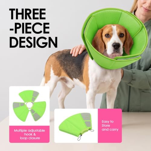 AOFITEE Dog Cones for Medium Dogs, Soft Dog Cone Collar After Surgery - Image 3