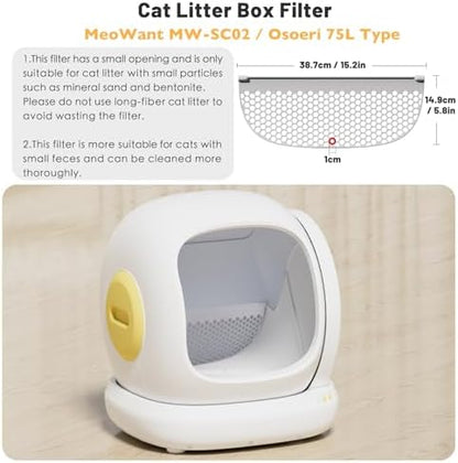 SAROSORA Cat Litter Sifter Exclusive for MeoWant Self-Cleaning Cat Litter Box (for Model : MW-SC02) - Image 2