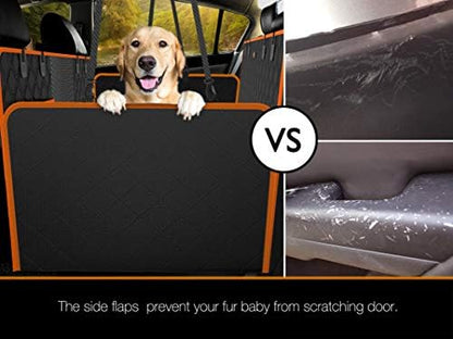 XXL Dog Seat Cover for Trucks with Mesh Window Waterproof Dog Truck Hammock Durable Back Seat Protector for Full Size Pickup Trucks Machine Washable X-Large Truck Pet Seat Cover for Ram 1500 - Image 5