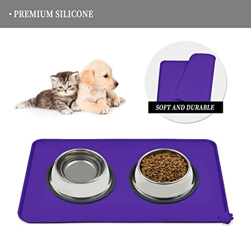 Reopet Silicone Pet Feeding Mat - Waterproof & Non-Slip Dog Cat Placemat - Image 3