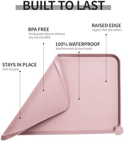 Reopet Silicone Pet Feeding Mat - Waterproof & Non-Slip Dog Cat Placemat - Image 5