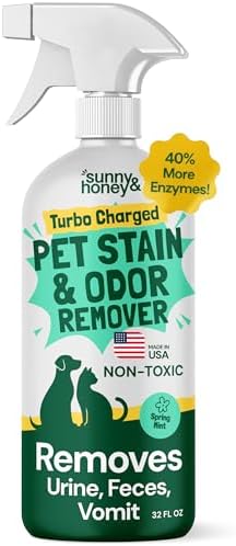 Sunny & Honey Turbo Pet Stain and Odor Remover for Carpets, 32fl oz Mint by SunnyHoney