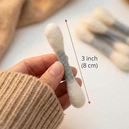 Glaciart One MINI Swabs Cat Toys with Catnip - 6 Pk | Durable for Chew, Cute Cat Toys Interactive Kitty for Boredom, Exercise, & Play | Filled w/Organic Catnip for Anxiety & as Digestive Aid - Image 3