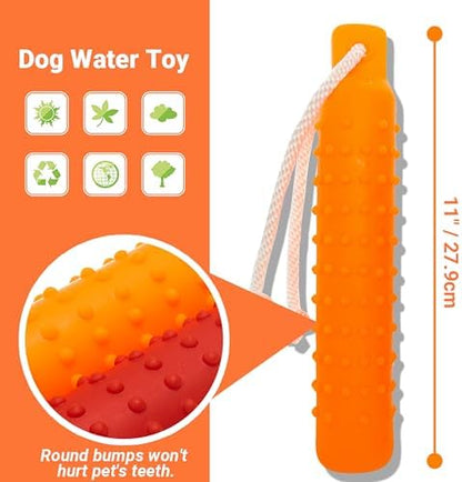 Dog Water Toys, 2 Pack Floating Bumper Fetch Toy Dummy - Image 2