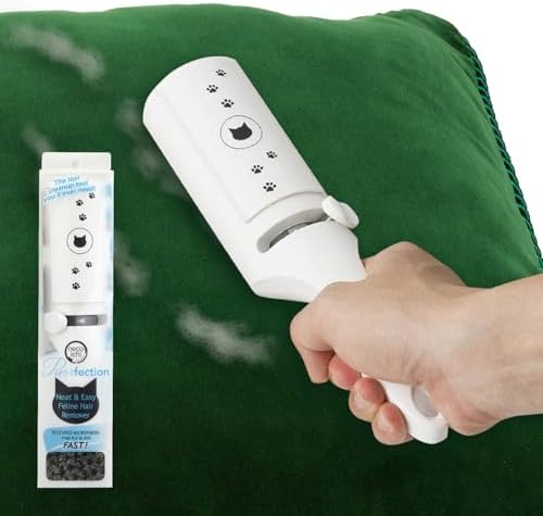 Necoichi Purrfection Neat & Easy Cat Hair Pet Hair Remover, Textured microfibers Trap Fur & lint Fast, Made in Japan by NECOICHI