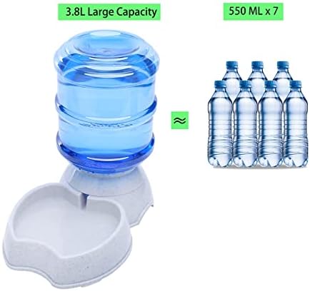 Pet Water Dispenser Automatic for Dogs Cats, BPA-Free, Gravity Refill, Self Feeding for Small Medium Pets Puppy Kitten Rabbit - 1 Gallon (Waterer) - Image 2