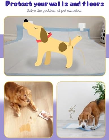 CAPHONT 4 Pcs Dog Pee Pad Holder Cilps for Indoor Potty Training White - Image 5