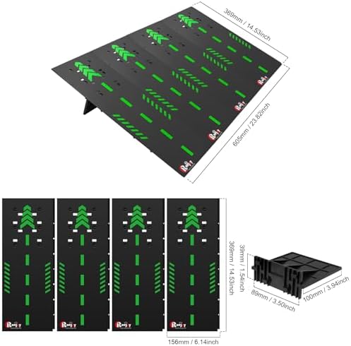 RC Car Ramp Foldable for Jumping 1/10 1/12 1/14 1/16 1/18 1/24 Scale RC Car - Image 2