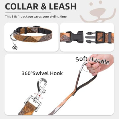 PUPTECK Dog Harness, Collar and Leash Set No Pull for Small Medium Sized - Image 4