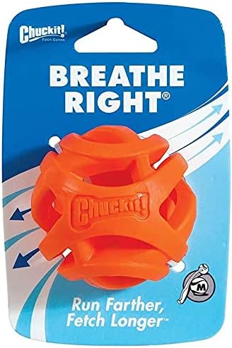 Chuckit! (2 Pack Breathe Right Fetch Ball (Medium) by Chuckit