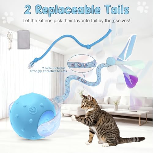 Interactive Automatic Cat Toy Ball-USB Rechargeable，Motion Activated Toy - Image 3