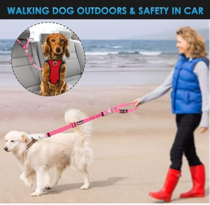 Lukovee Dog Car Seat Belt, 2 Pack, Headrest Restraint - Image 4