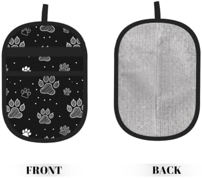 Dog Cat Paw Doodle Puppy Polka Dots Pet Hair Removal Glove For Cats Dogs - Image 2