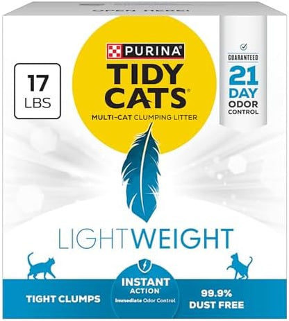 Purina Tidy Cats LightWeight Instant Action Cat Litter, 17 lb by PurinaTidyCatsLitter