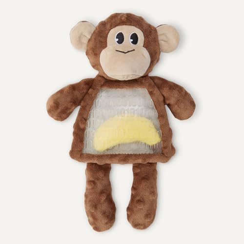 Amazon Basics Monkey and Alligator Interactive Dog Squeak Plush Toys for Puppies, Small and Medium Dogs, 2-Pack - Image 3