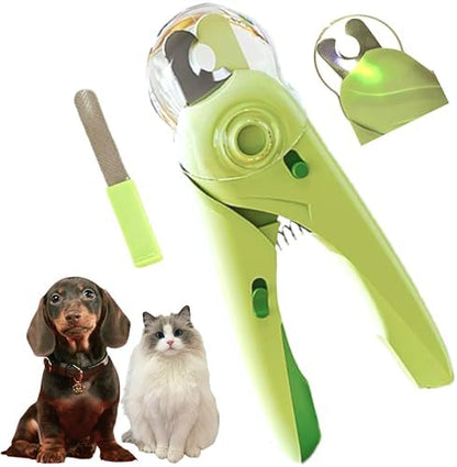 3 in 1 Dog & Cat Pets Nail Clippers and Trimmers-with Safety Guard to Avoid Overcutting. LED Dog Nail Clipper with Light, Illuminates Nails or Bloodline for Safe and Easy Trimmers,for Cats & Dogs by Unknown